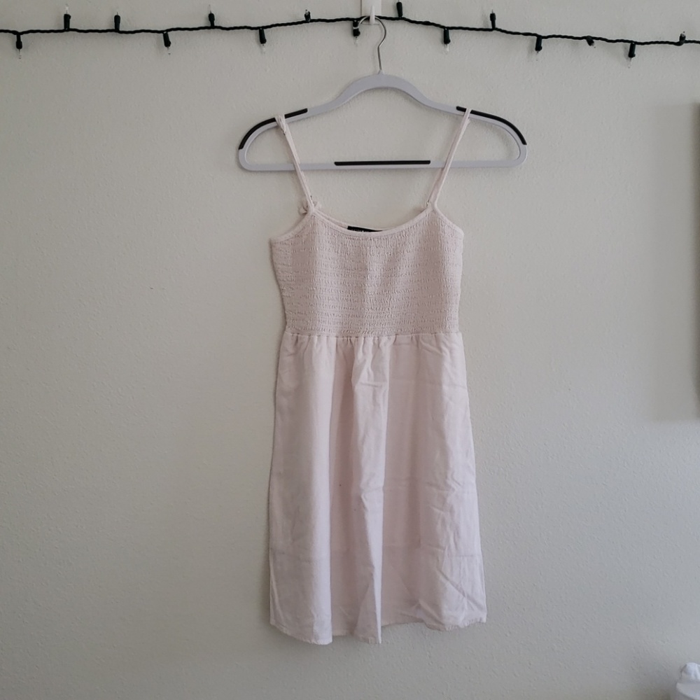 Brandy Melville Light Pink/White Dress